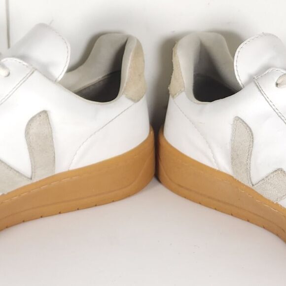 Veja Men\'s V-12 US 8 White Natural Leather Lace Up Low Top Sneakers Shoes main image 5